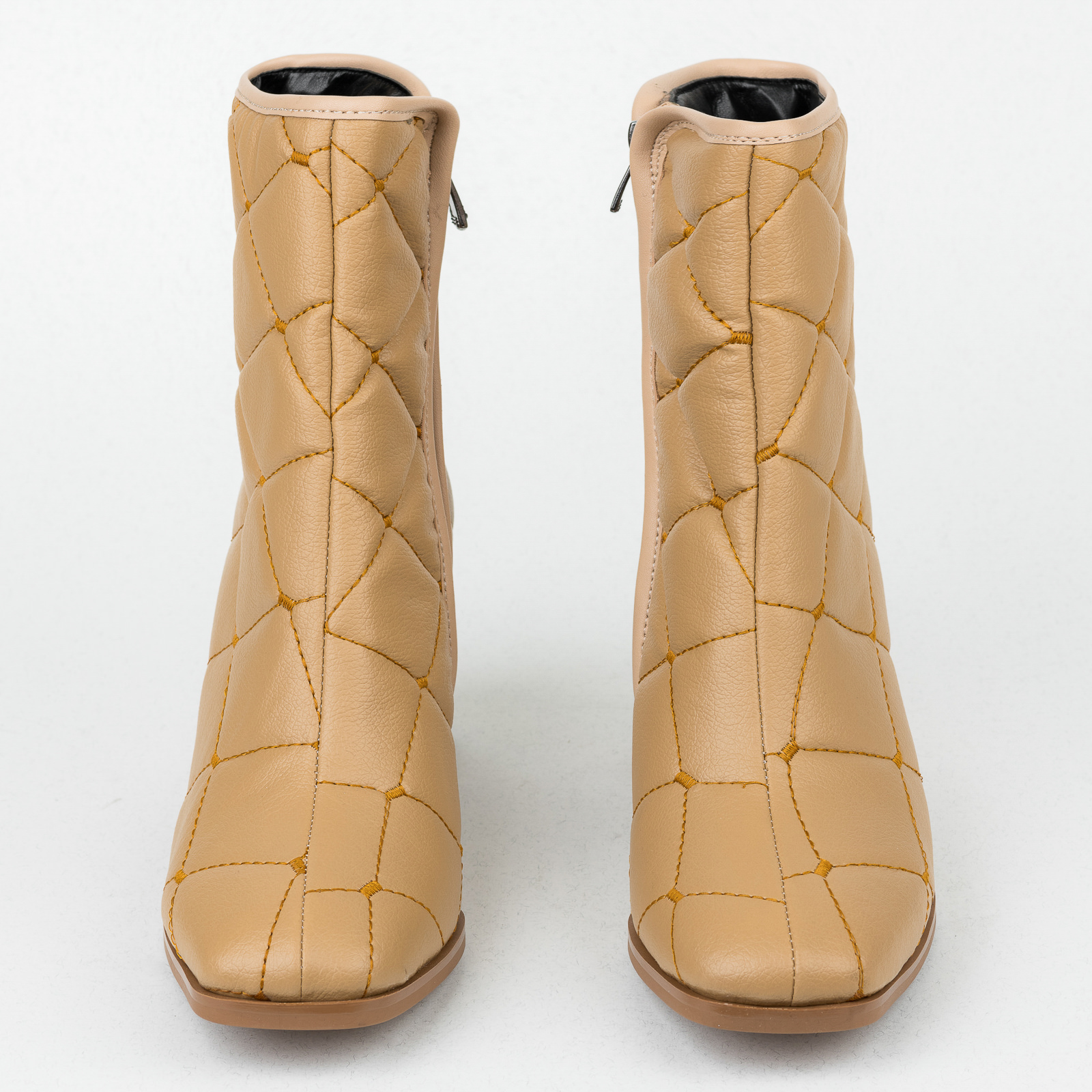 Women ankle boots B404 - BEIGE