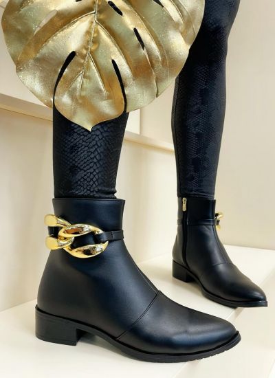 Women ankle boots B405 - BLACK