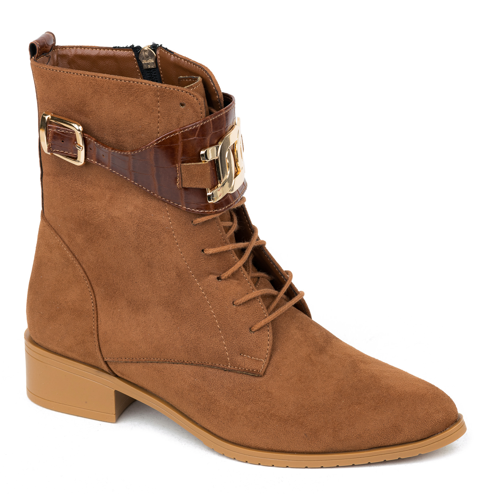 Women ankle boots B412 - CAMEL