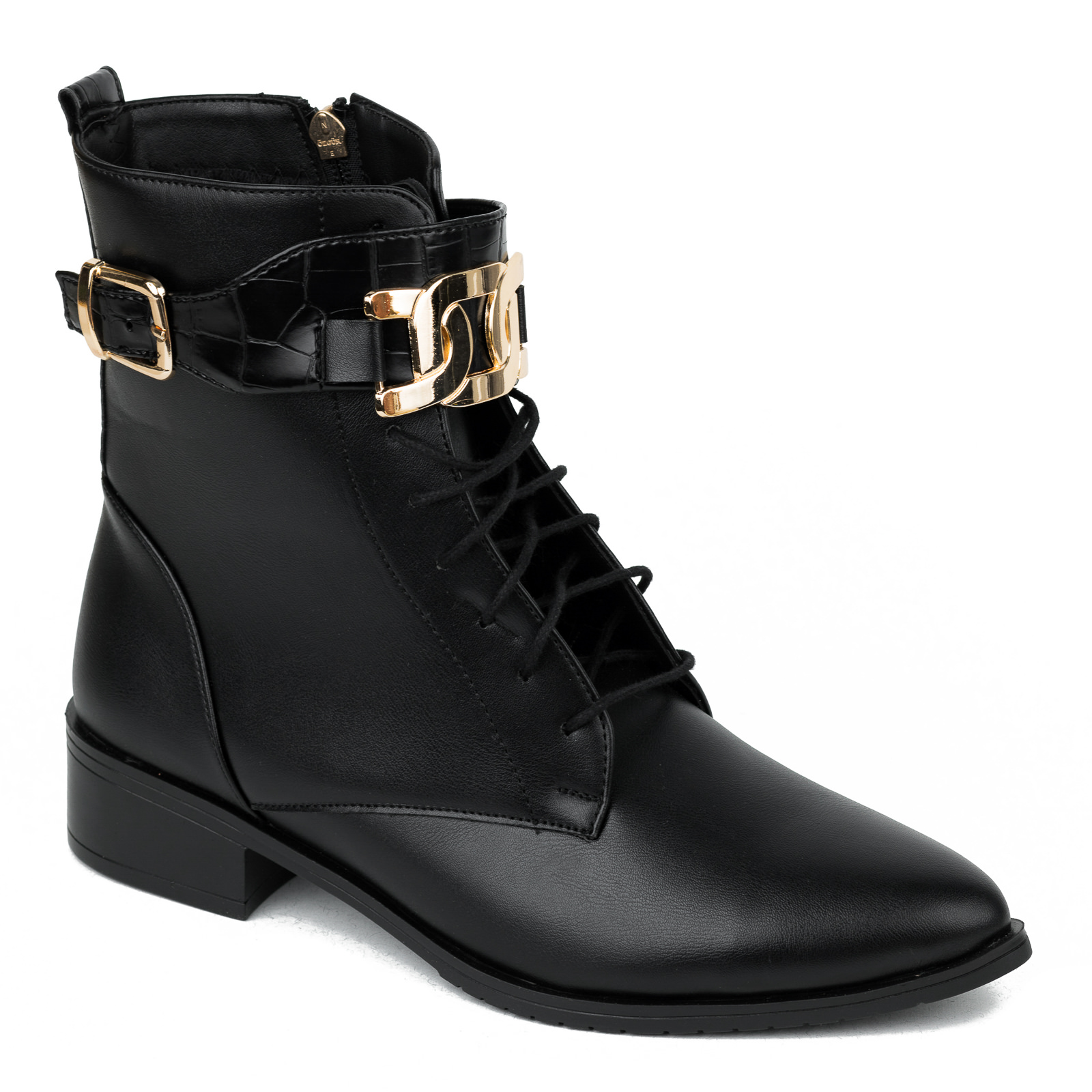 Women ankle boots B413 - BLACK