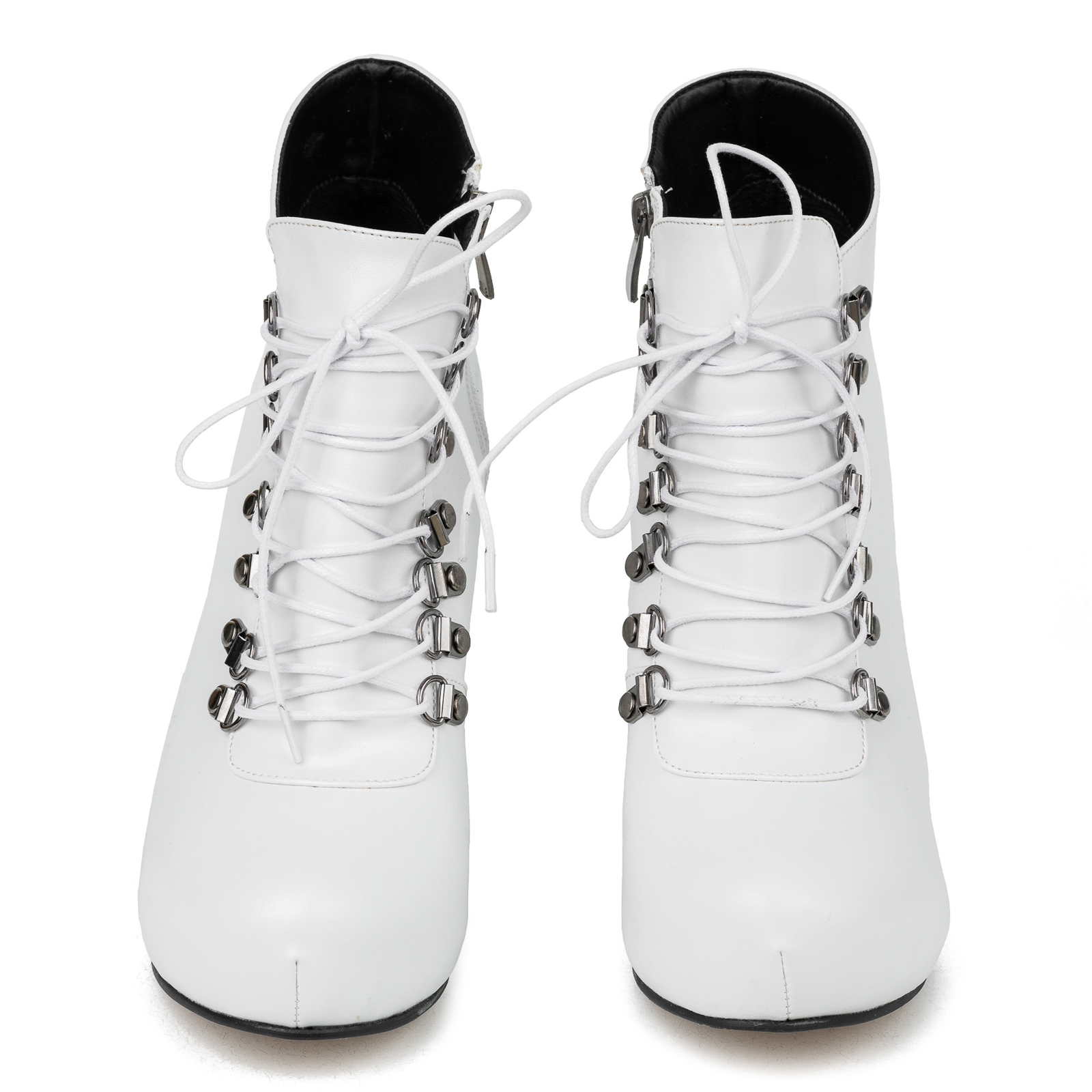 Women ankle boots B414 - WHITE
