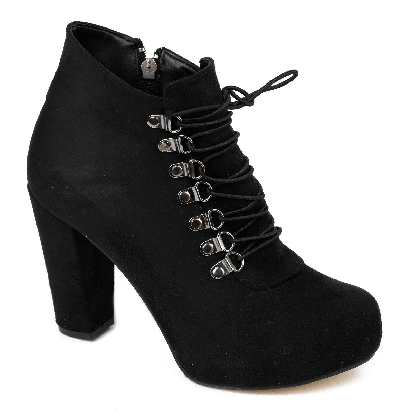Women ankle boots B415 - BLACK