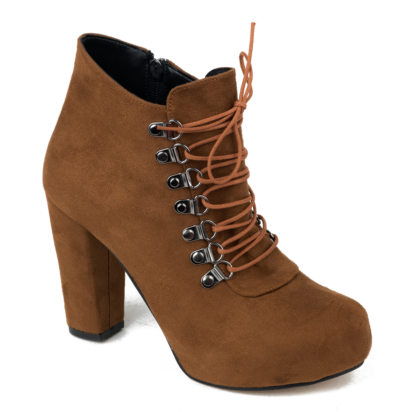 Women ankle boots B415 - CAMEL
