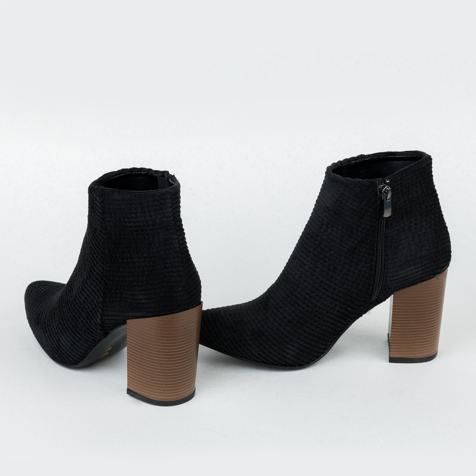 Women ankle boots B416 - BLACK