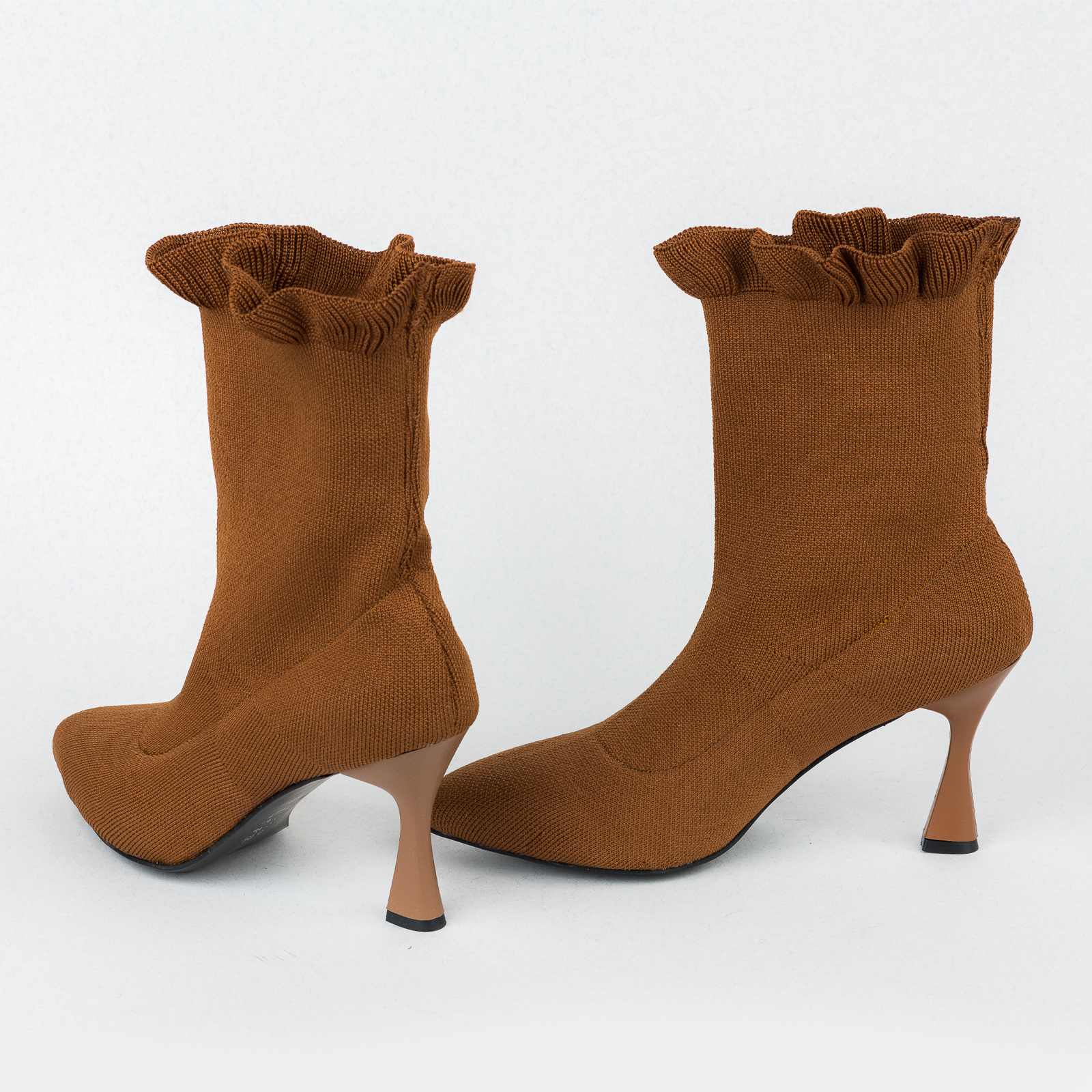 Women ankle boots B417 - CAMEL