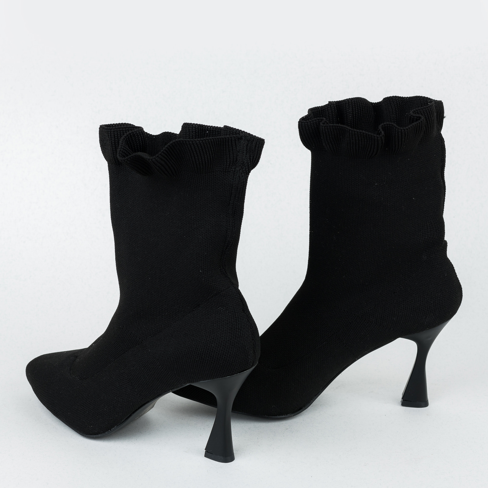 Women ankle boots B417 - BLACK