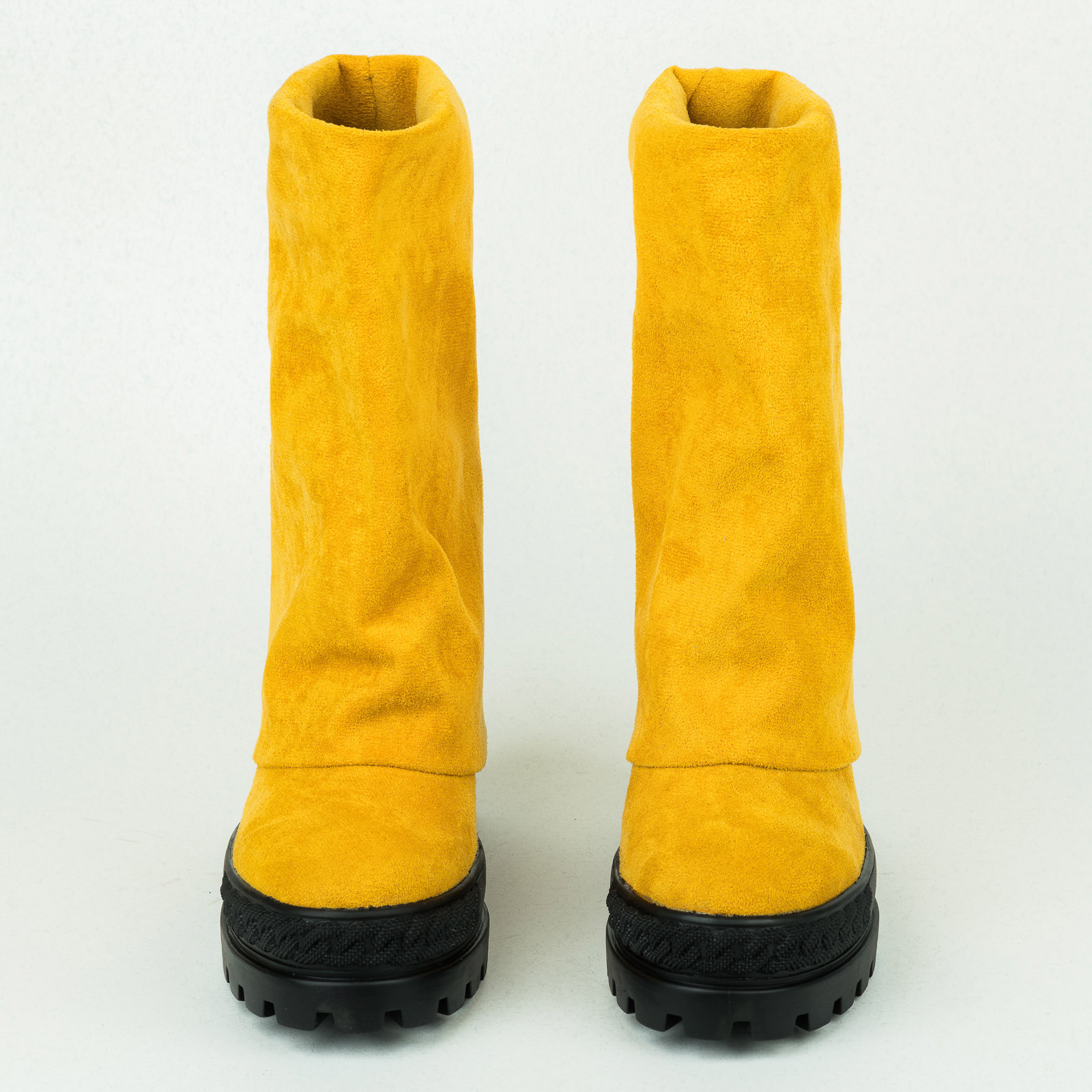 Women ankle boots B426 - YELLOW