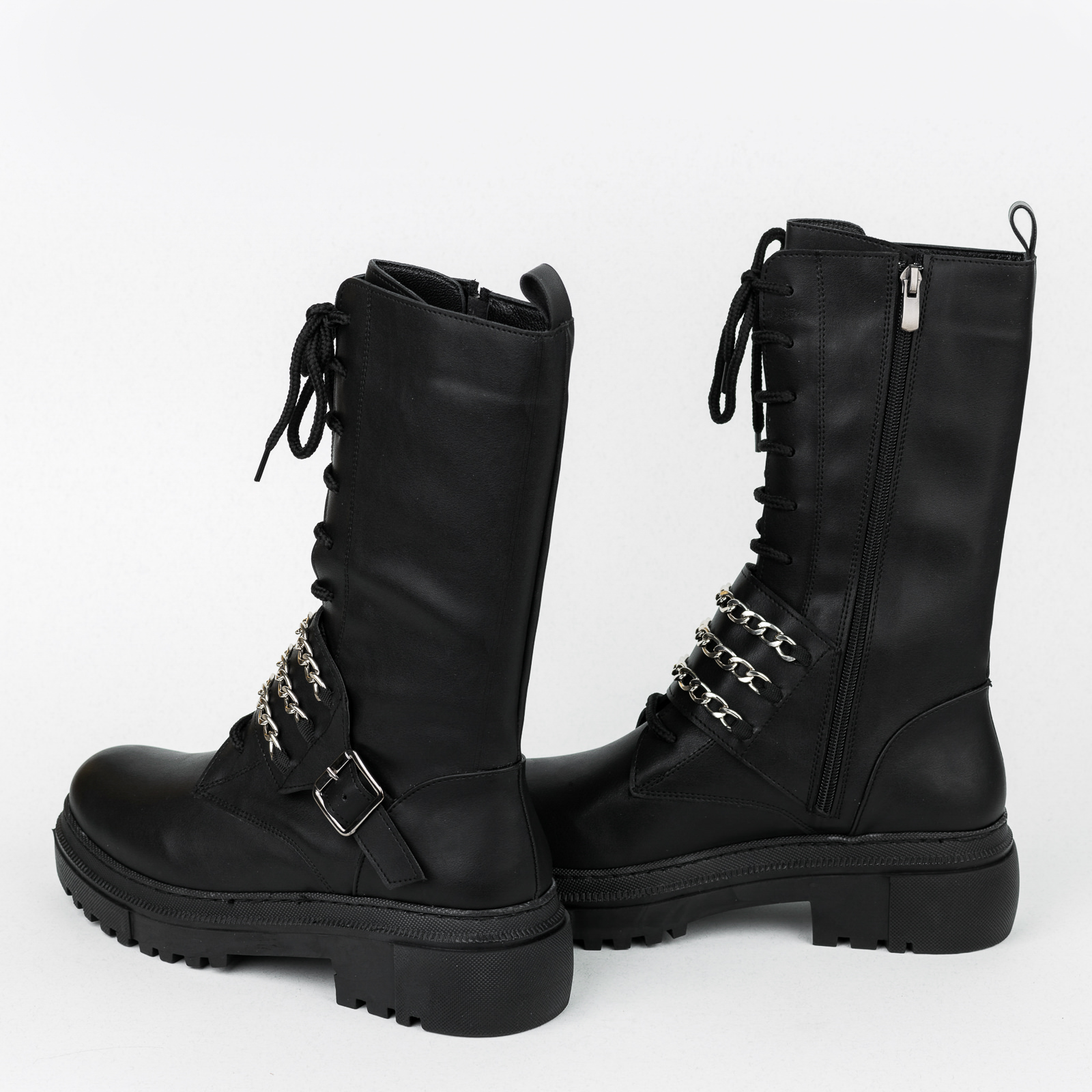 Women ankle boots B428 - BLACK