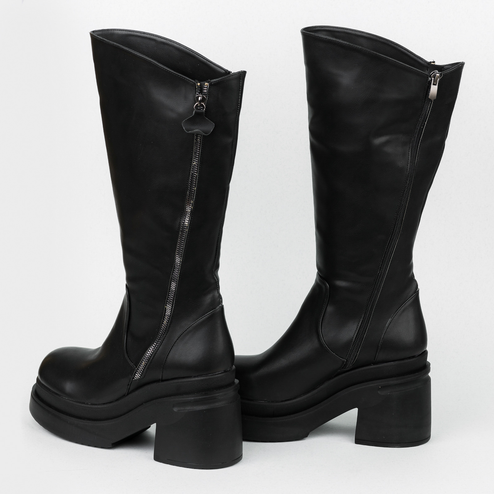 Women boots B449 - BLACK