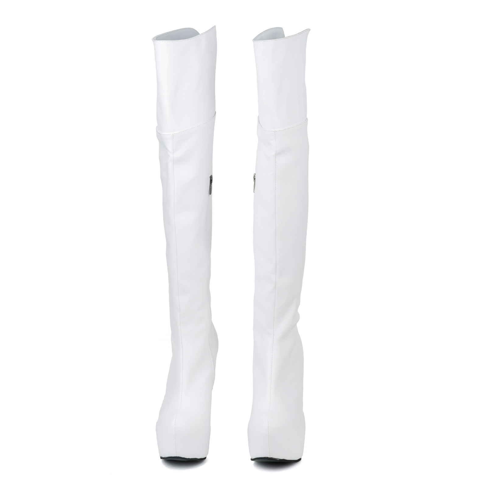 Women boots B454 - WHITE
