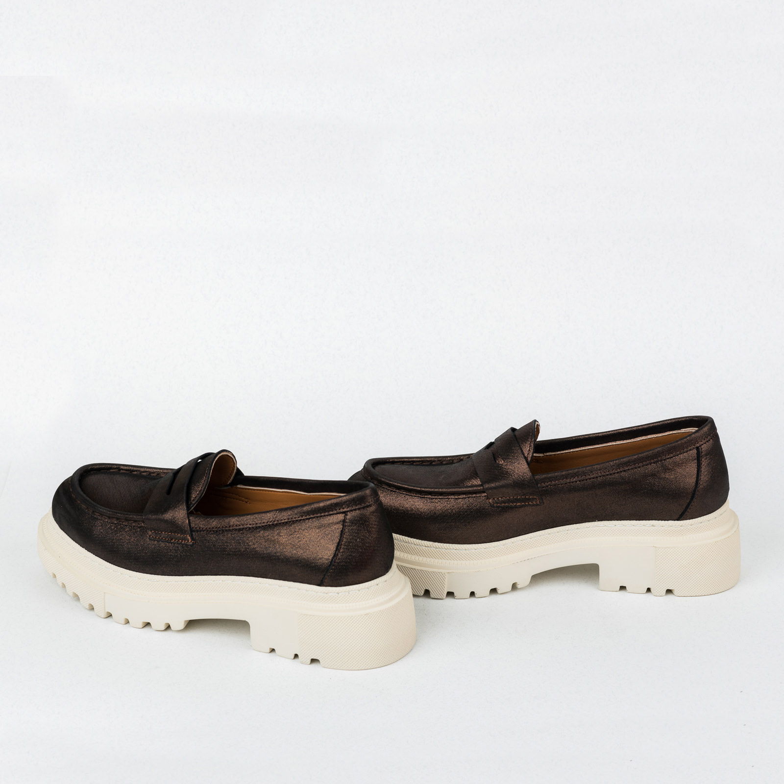 Leather shoes & flats B468 - BRONZE