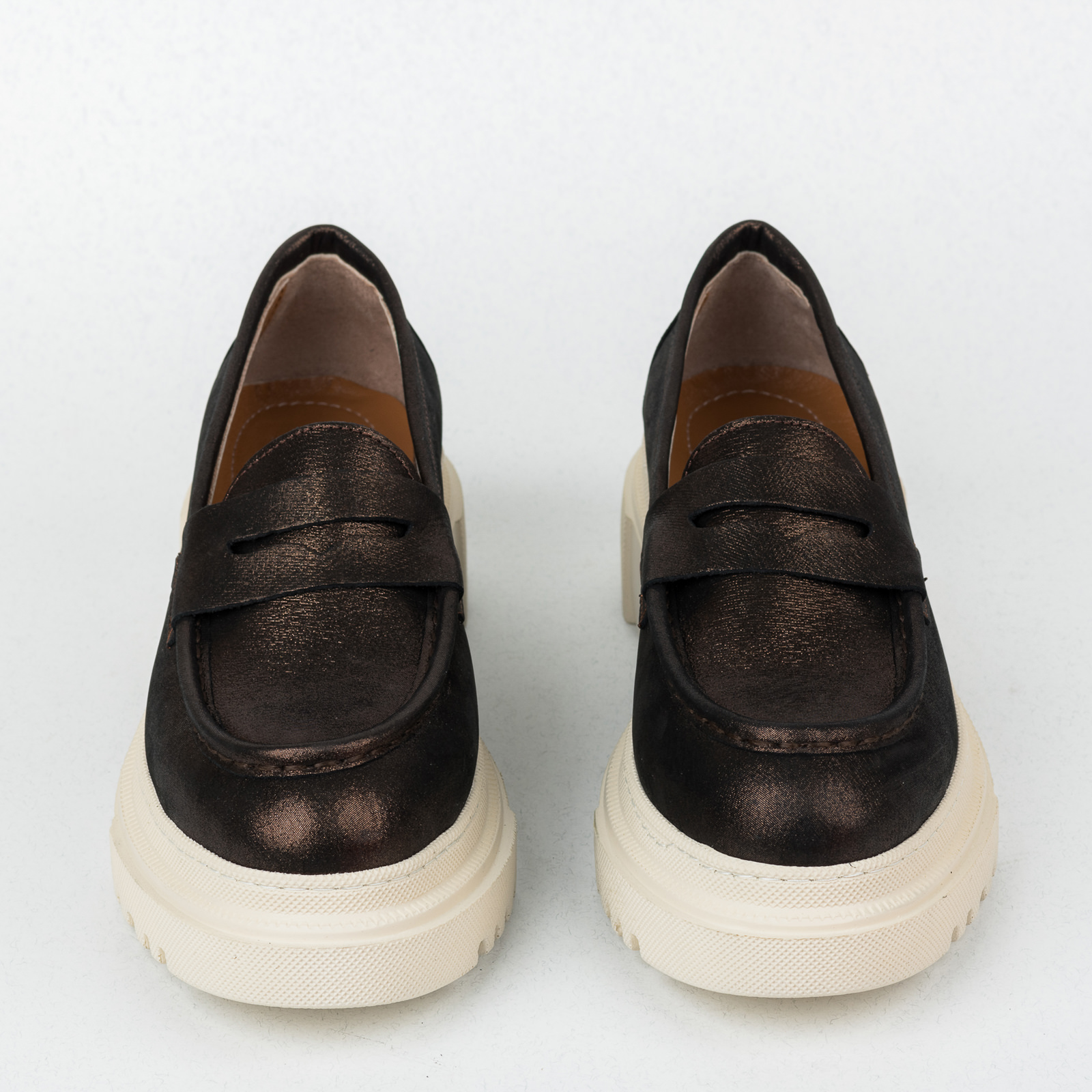 Kožne cipele B468 - BRONZANA