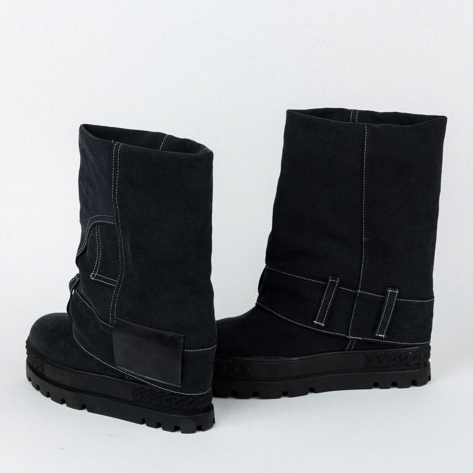 Women ankle boots B479 - BLACK
