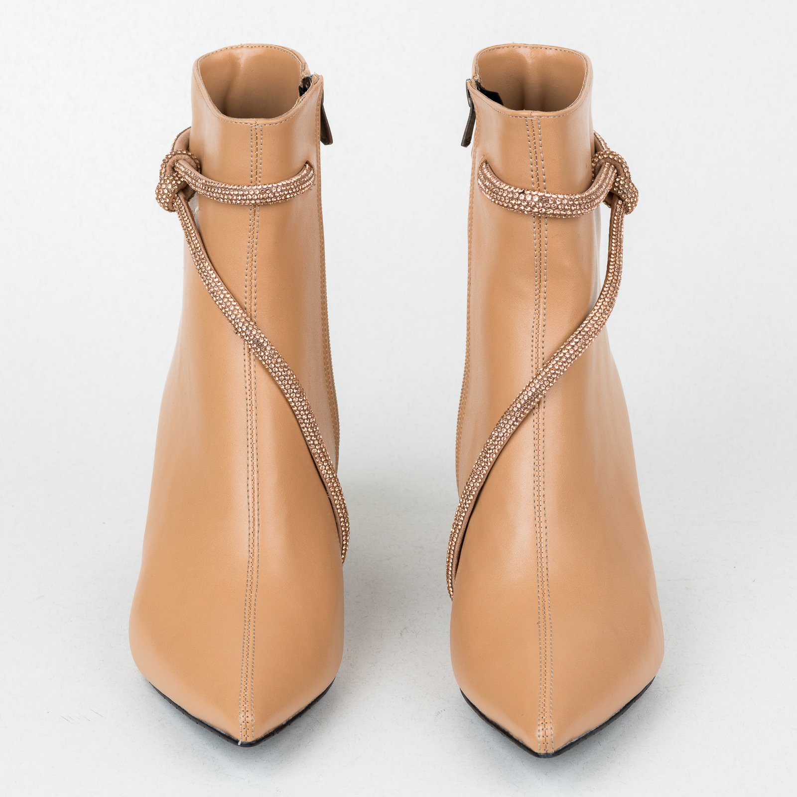 Women ankle boots B484 - BEIGE