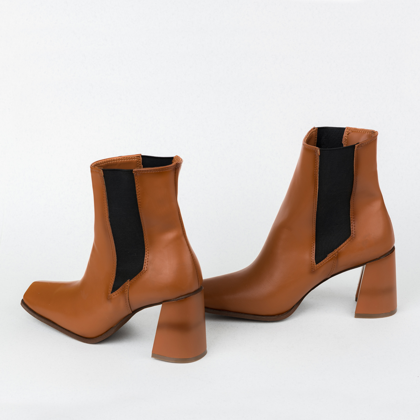 Women ankle boots B485 - CAMEL