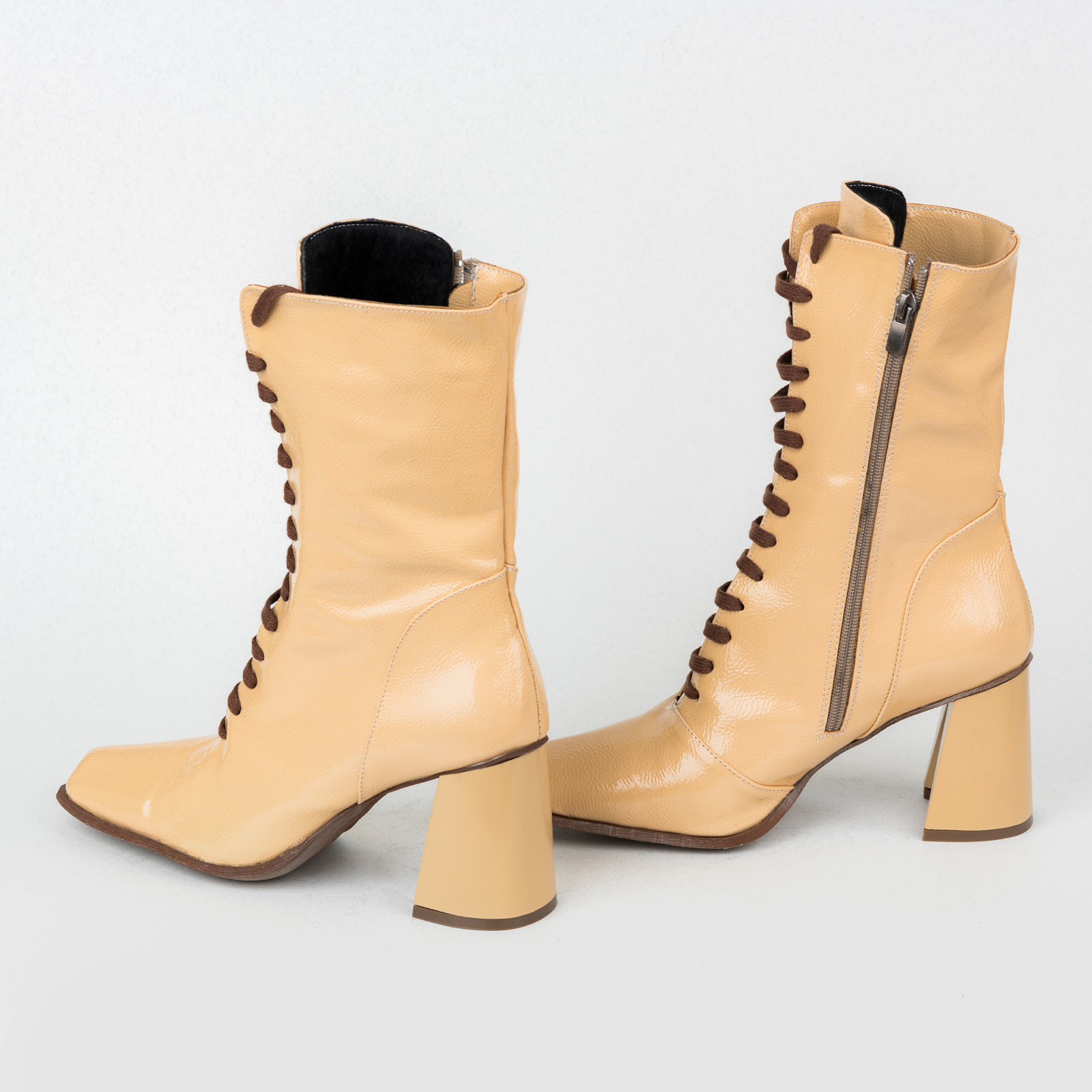 Women ankle boots B486 - BEIGE