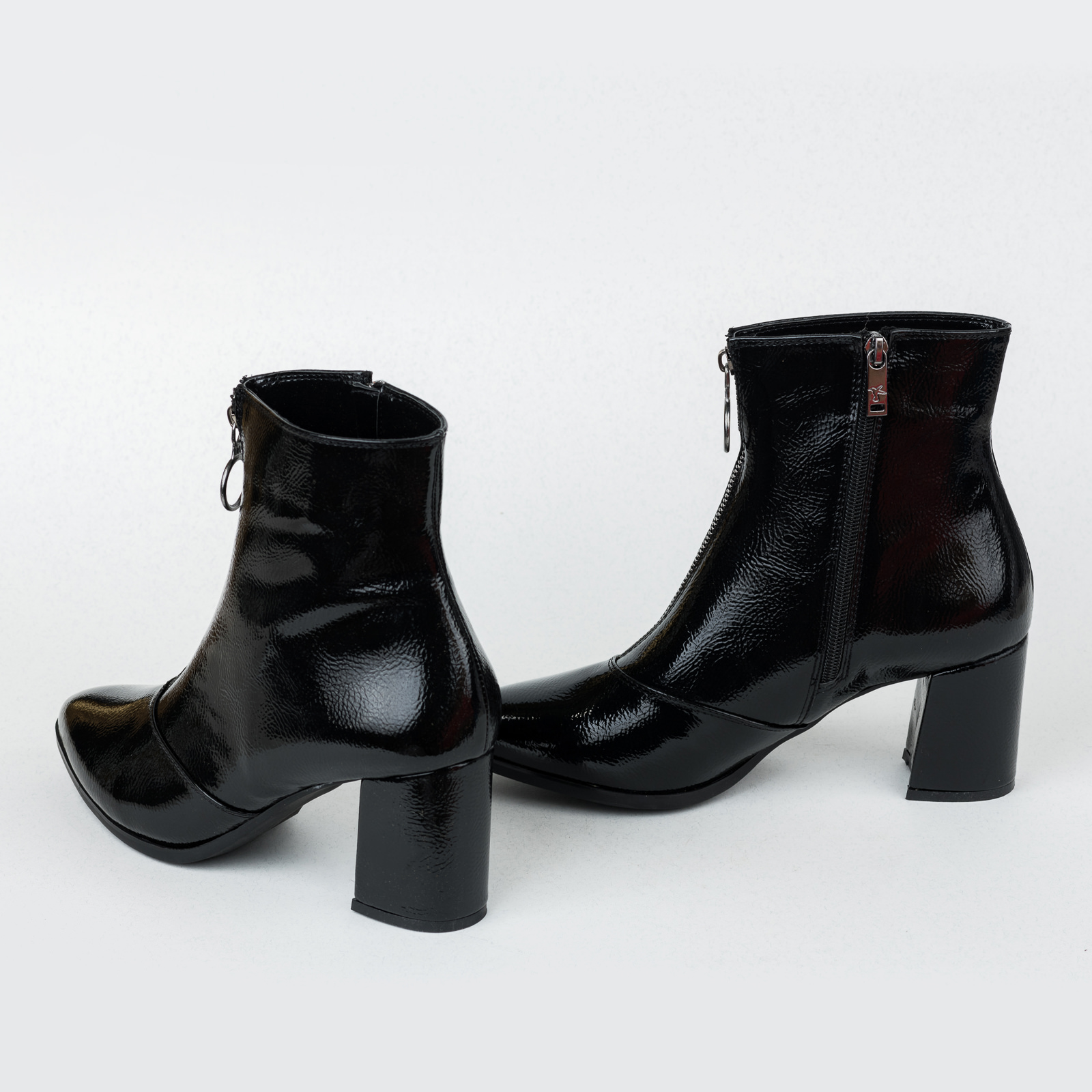 Women ankle boots B487 - BLACK