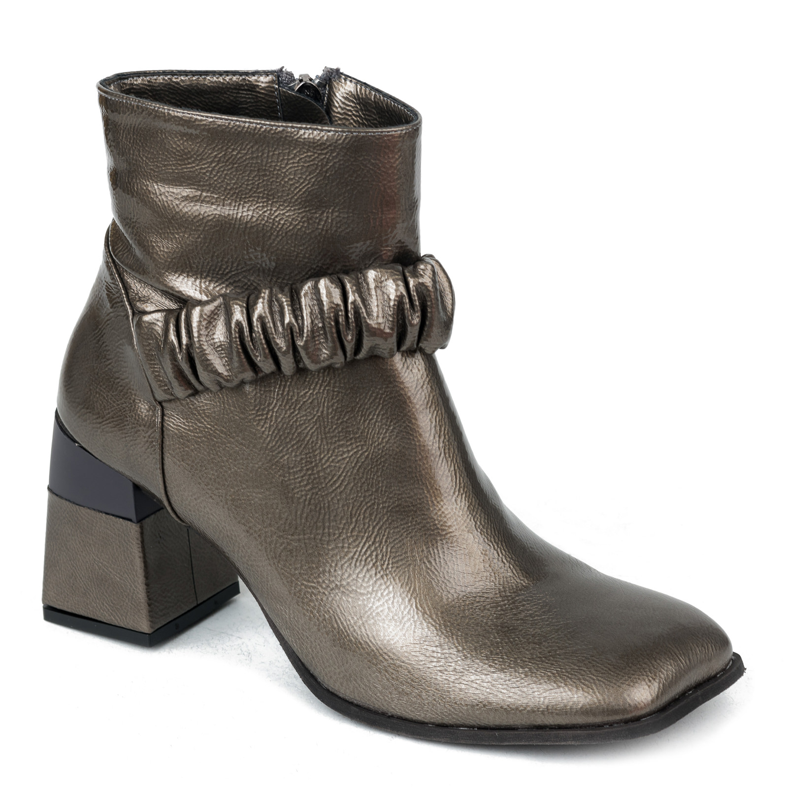Women ankle boots B489 - PLATINE