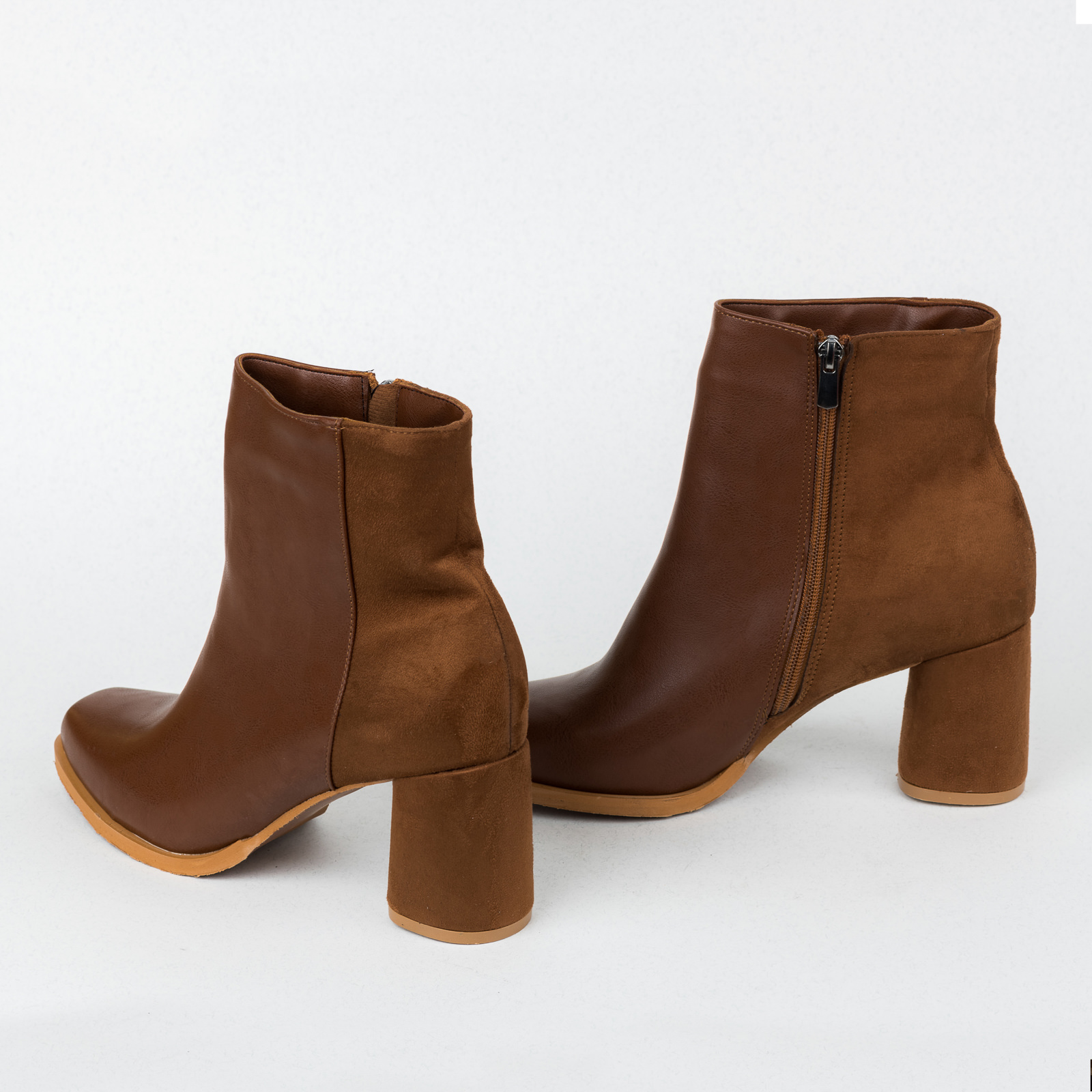 Women ankle boots B493 - CAMEL