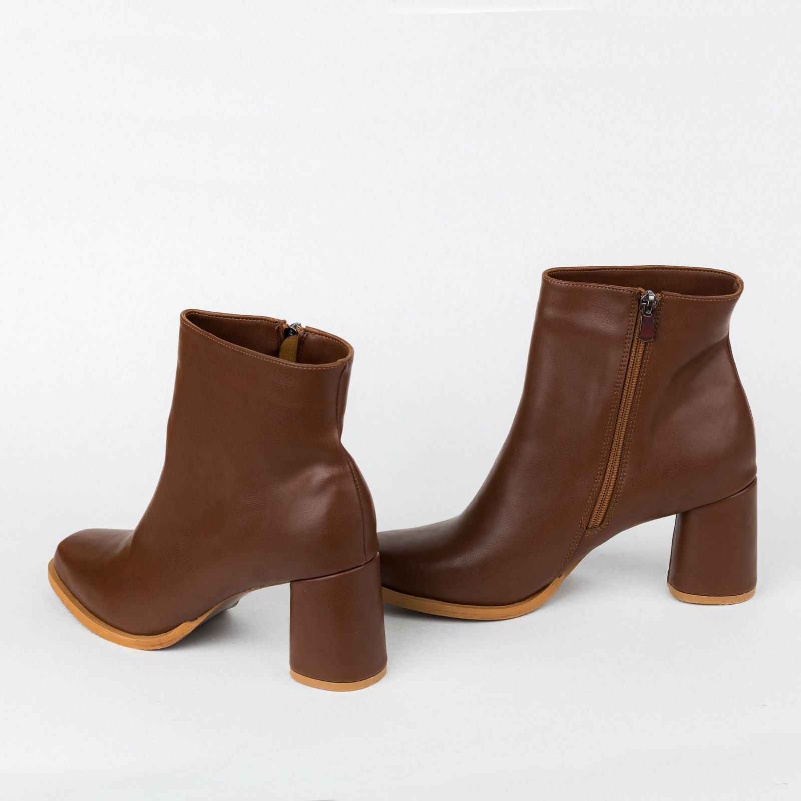 Women ankle boots B494 - CAMEL