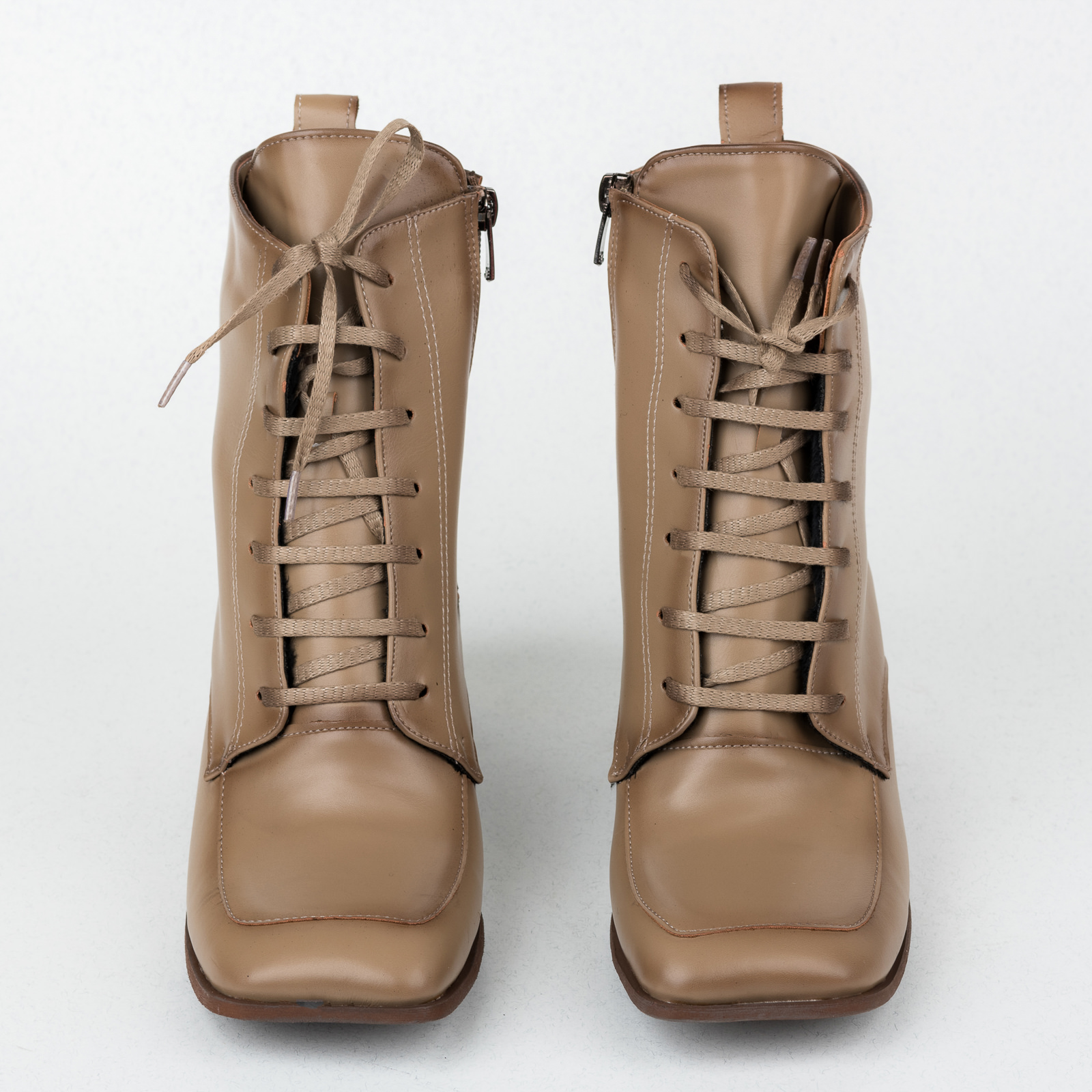 Women ankle boots B495 - BEIGE