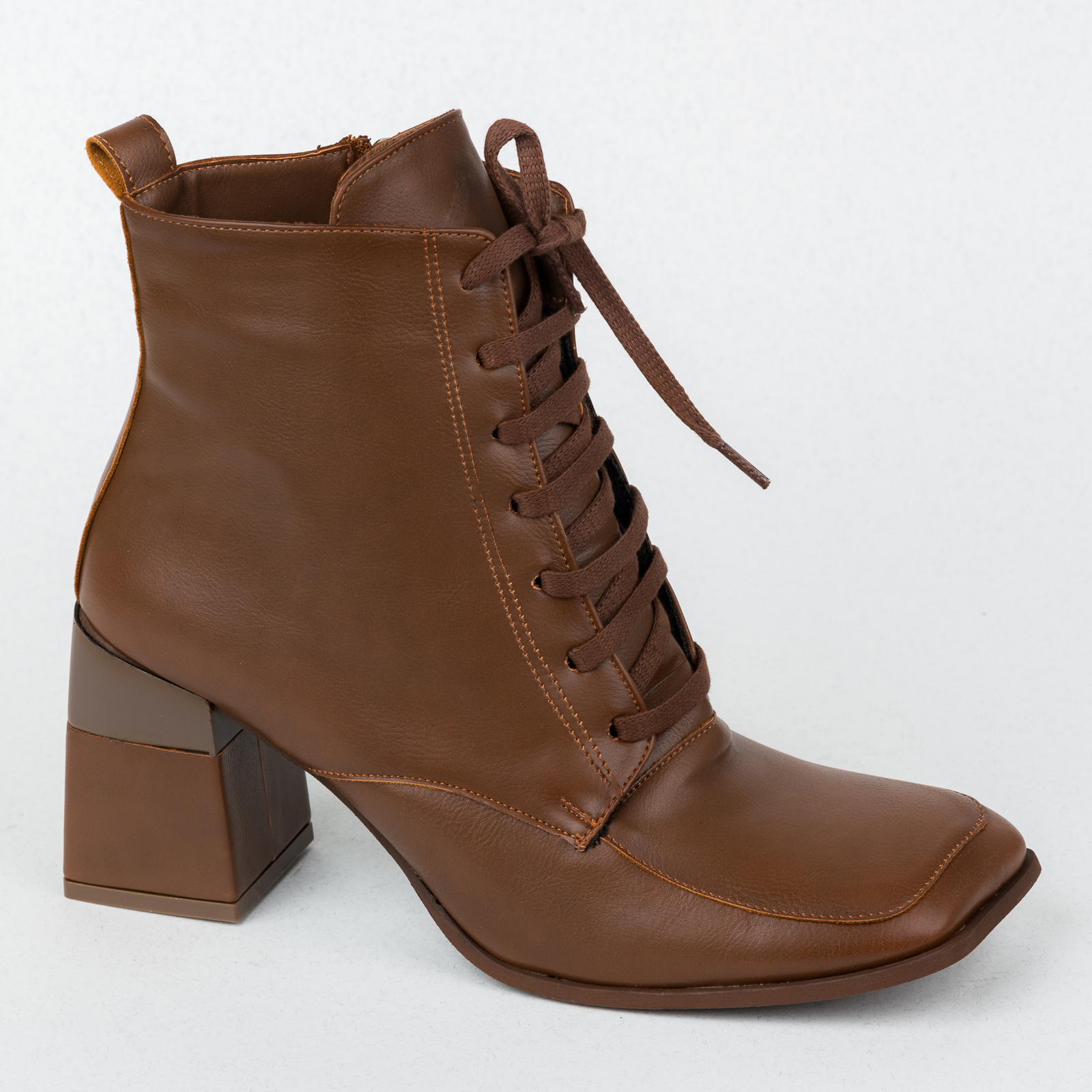 Women ankle boots B495 - CAMEL