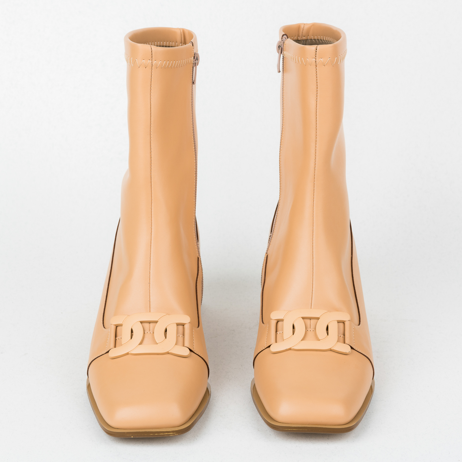 Women ankle boots B496 - BEIGE