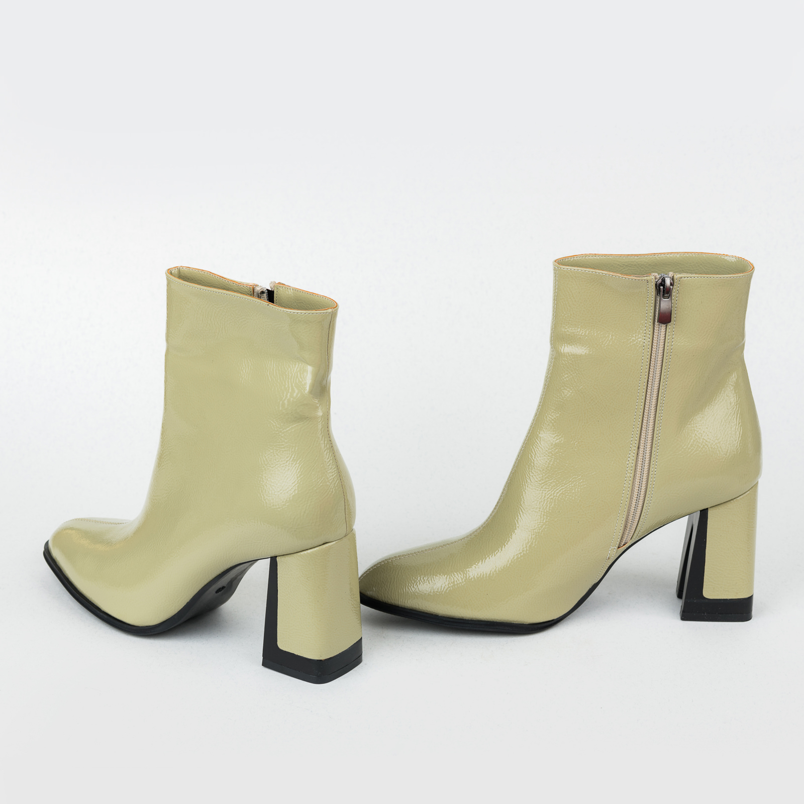 Women ankle boots B497 - GREEN
