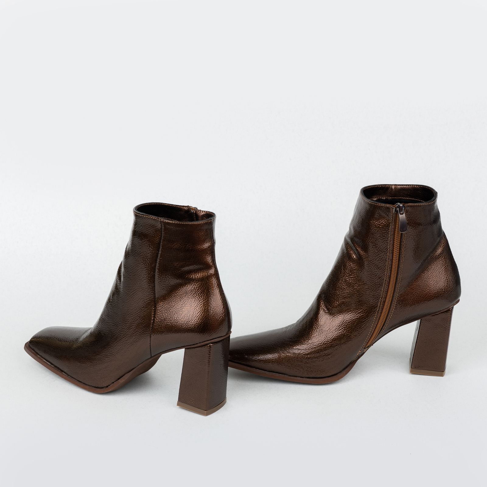 Women ankle boots B499 - BRONZE