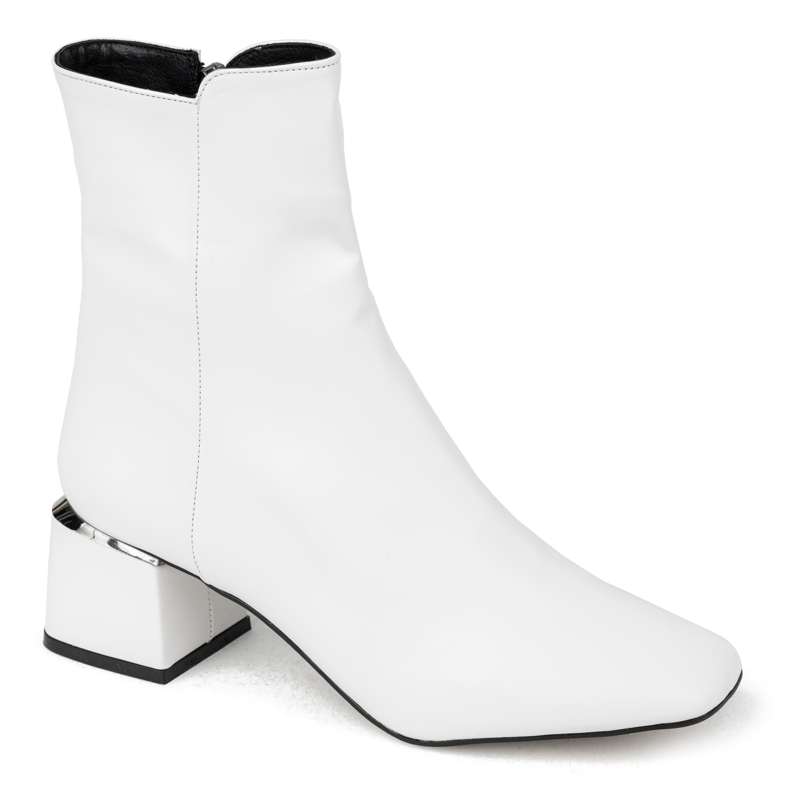 Women ankle boots B501 - WHITE