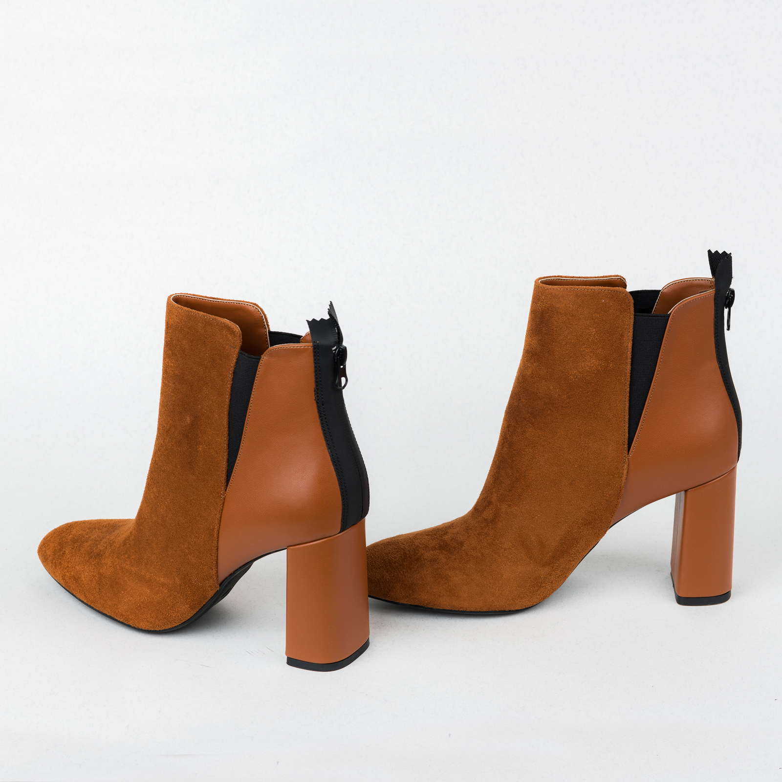 Women ankle boots B502 - CAMEL