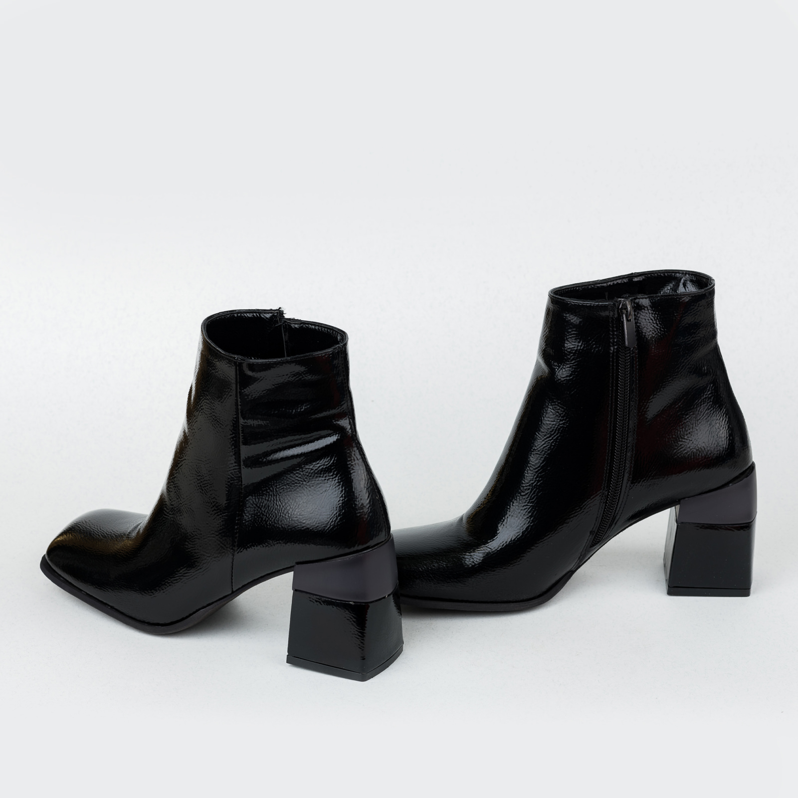 Women ankle boots B504 - BLACK
