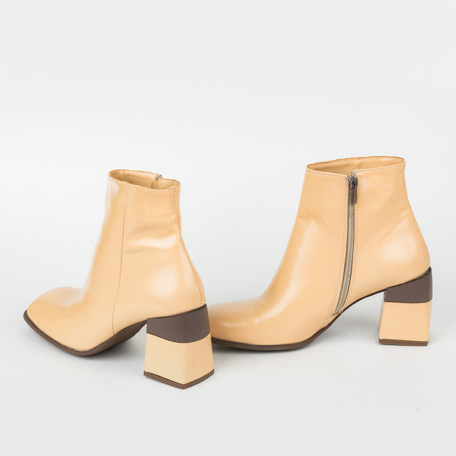 Women ankle boots B504 - BEIGE