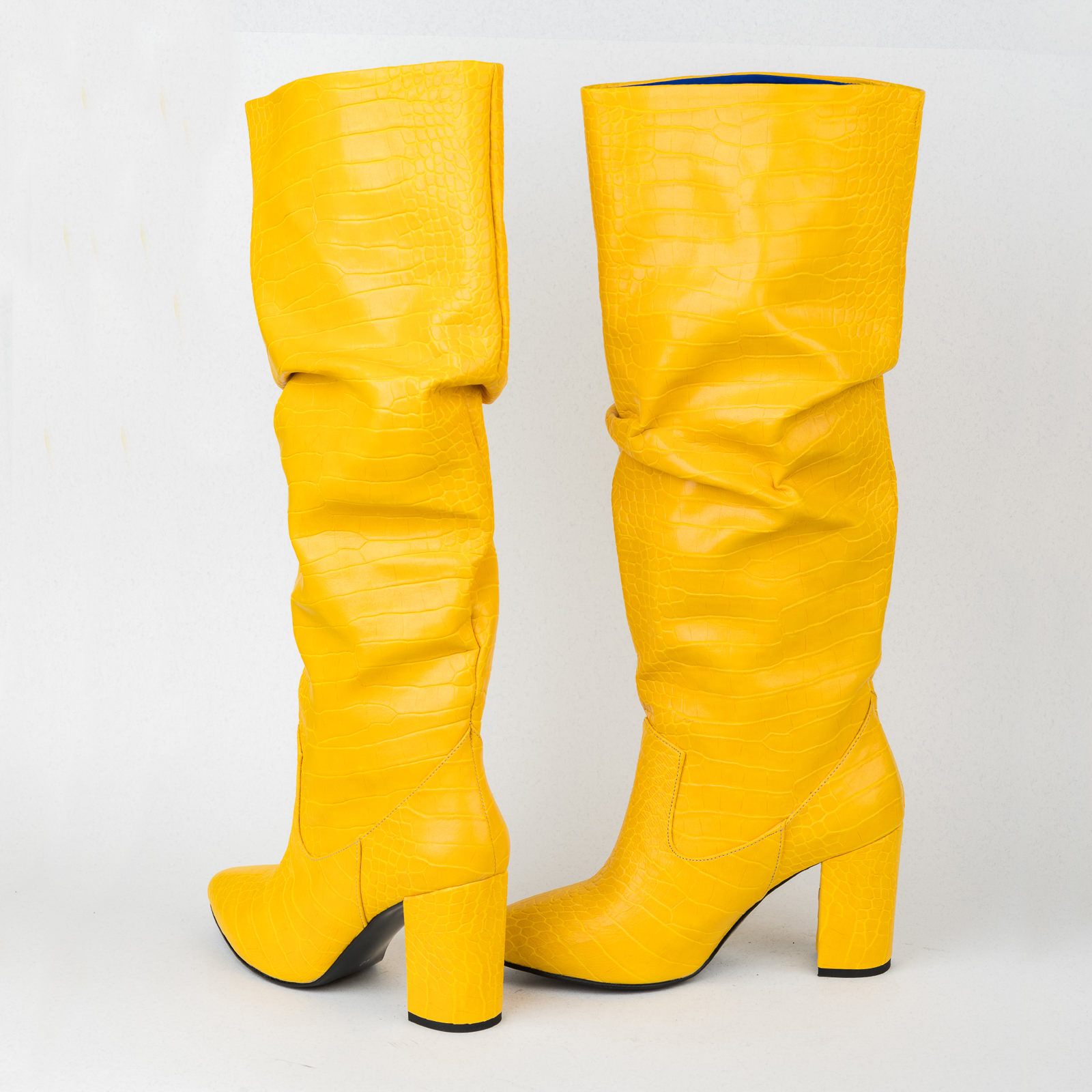 Women boots B037 - YELLOW