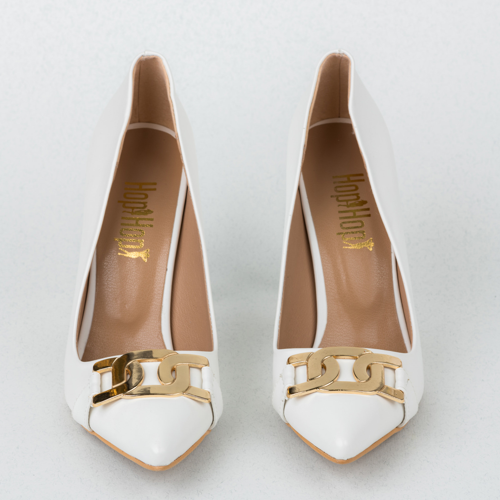 High-heels B516 - WHITE