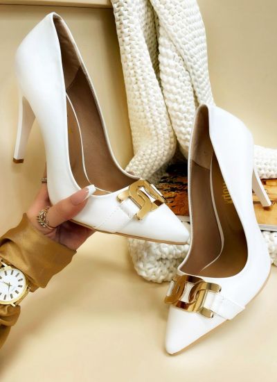 Stilettos and high-heels RAYYA - WHITE