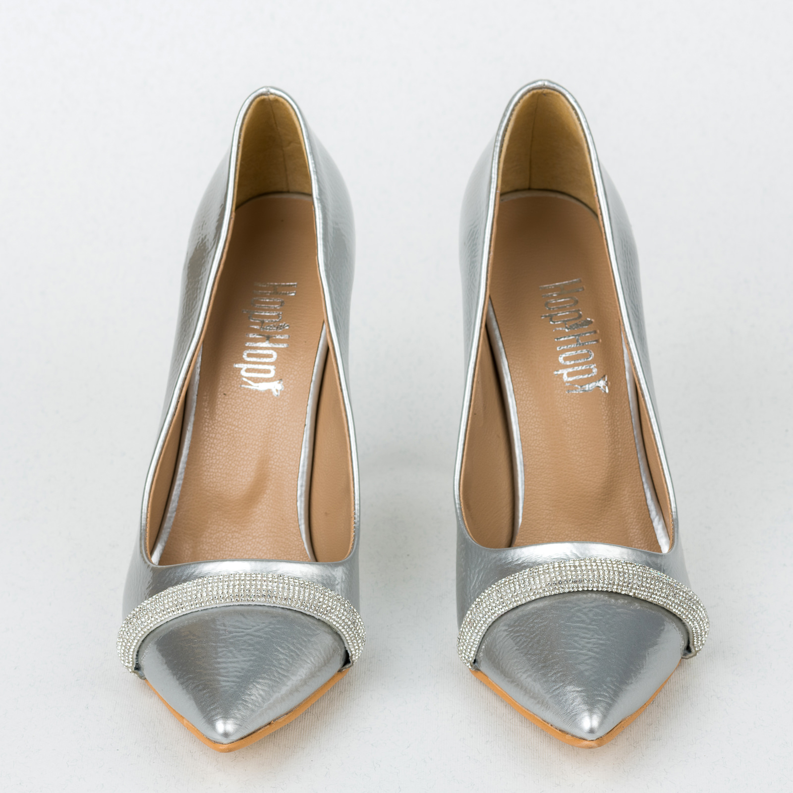 High-heels B519 - SILVER