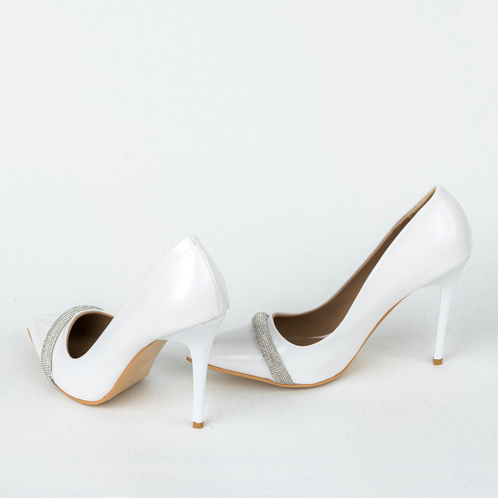 High-heels B519 - WHITE