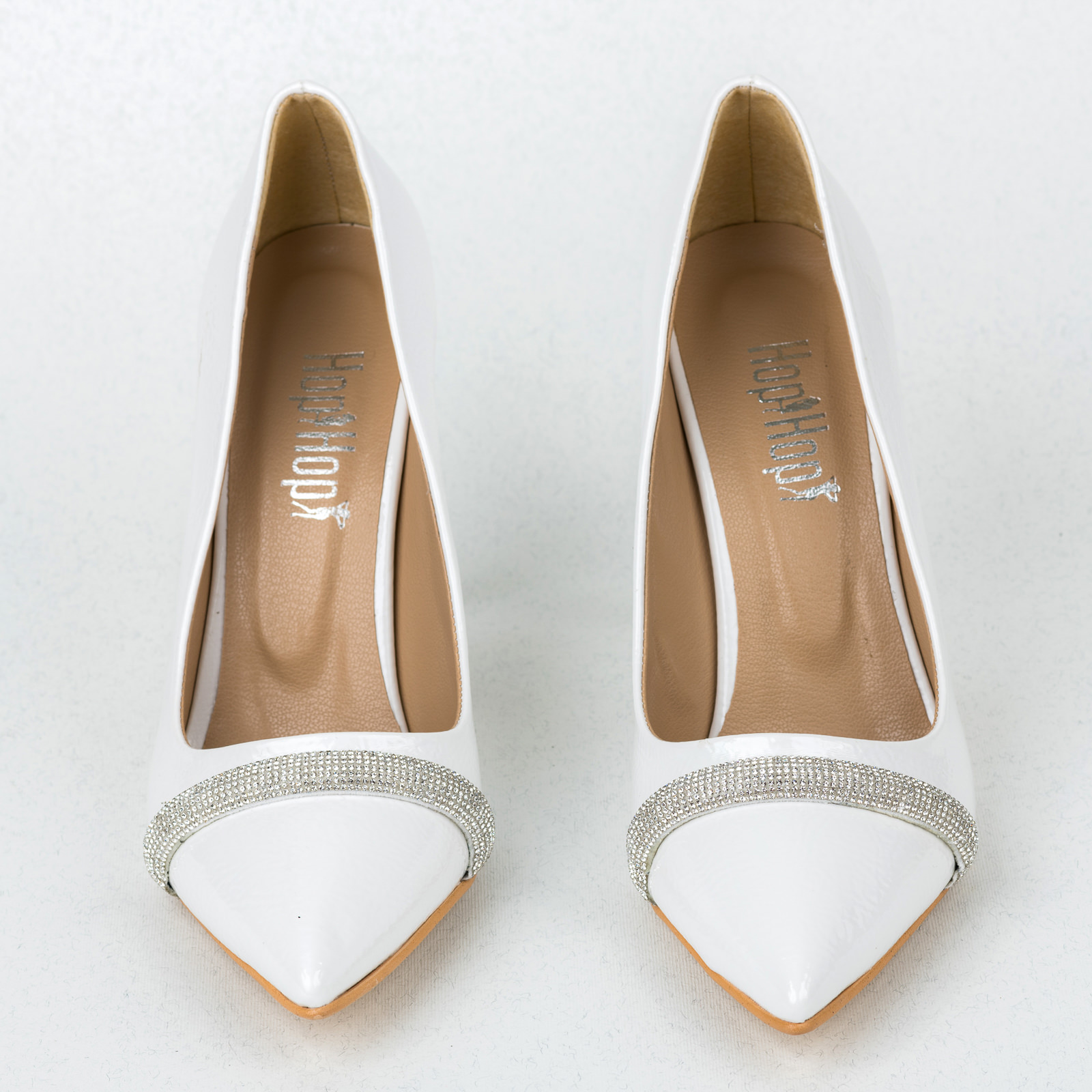 High-heels B519 - WHITE