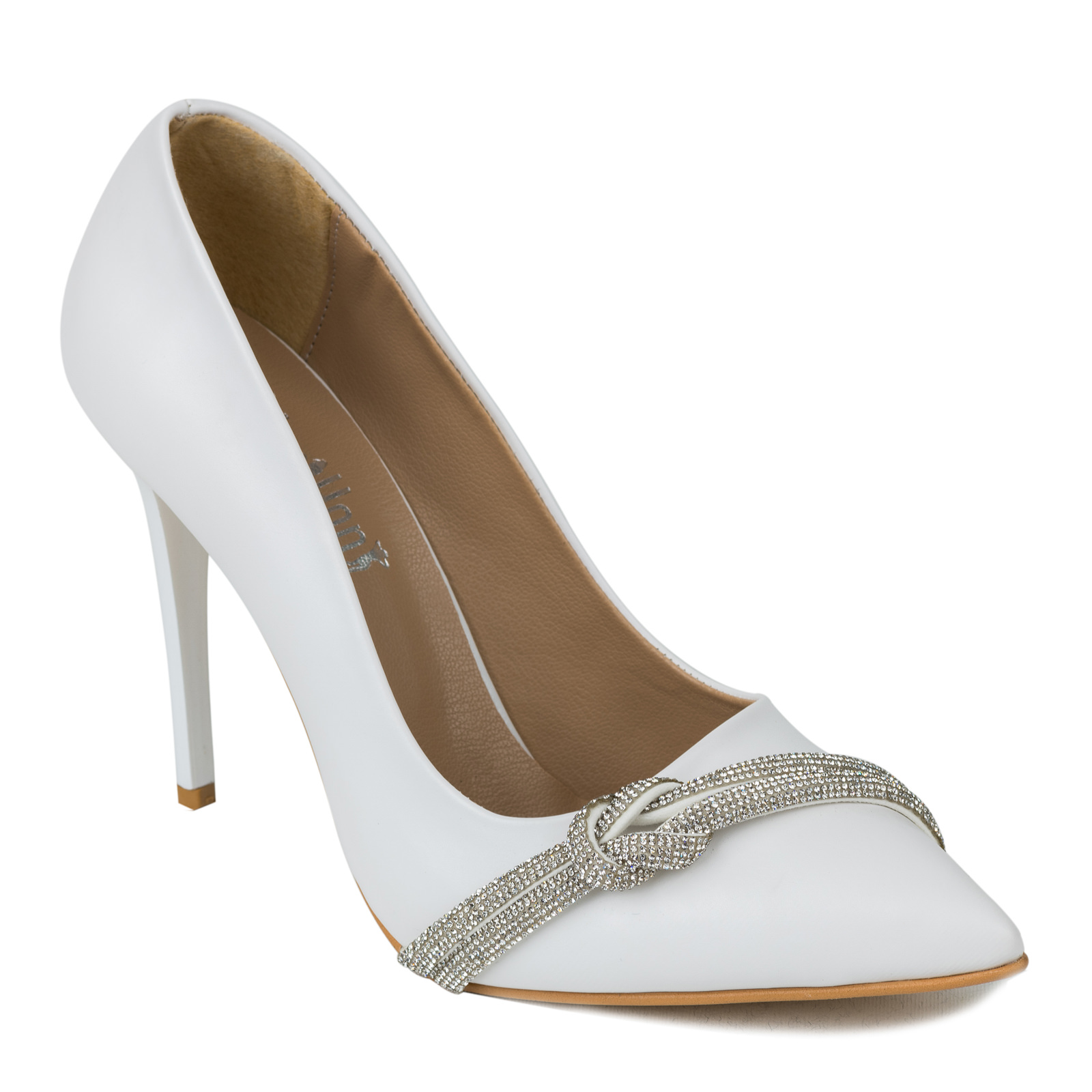 High-heels B526 - WHITE