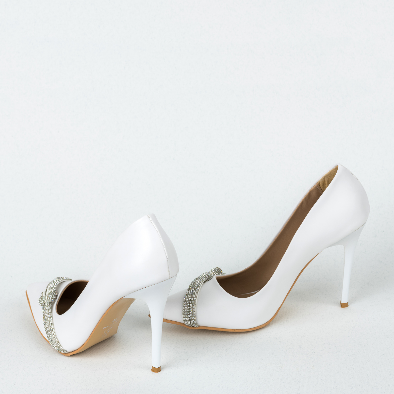 High-heels B526 - WHITE