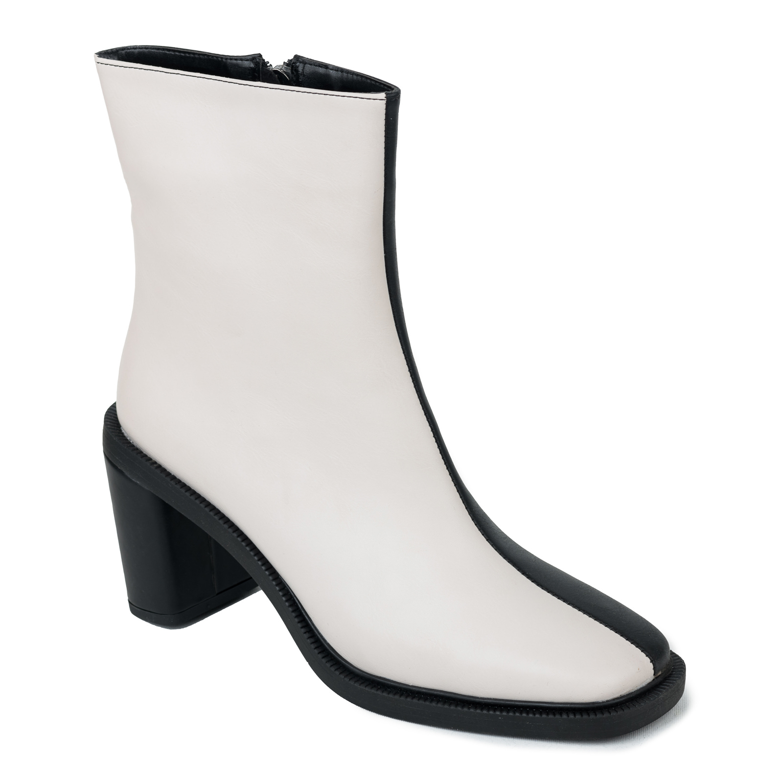 Women ankle boots B528 - WHITE