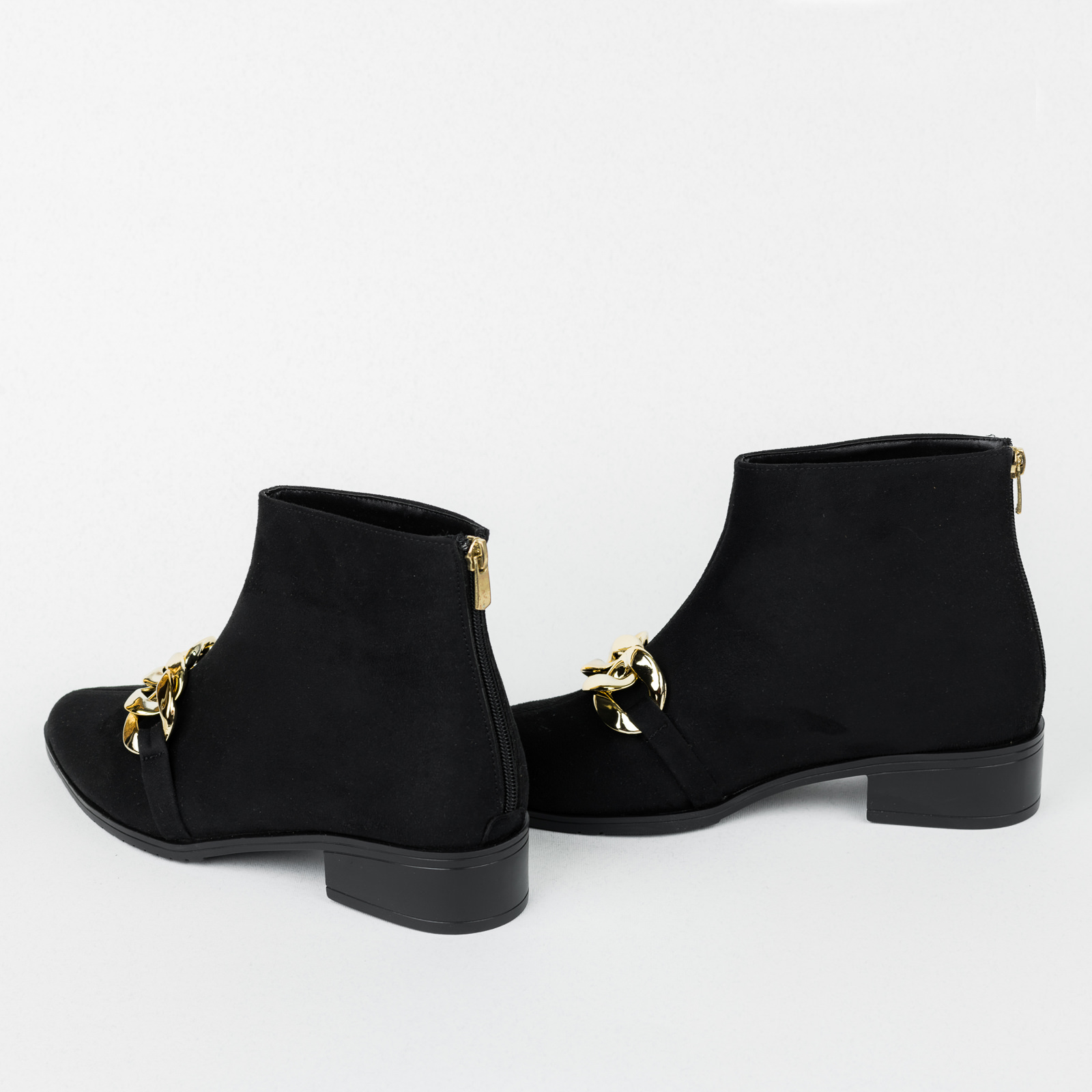 Women ankle boots B535 - BLACK