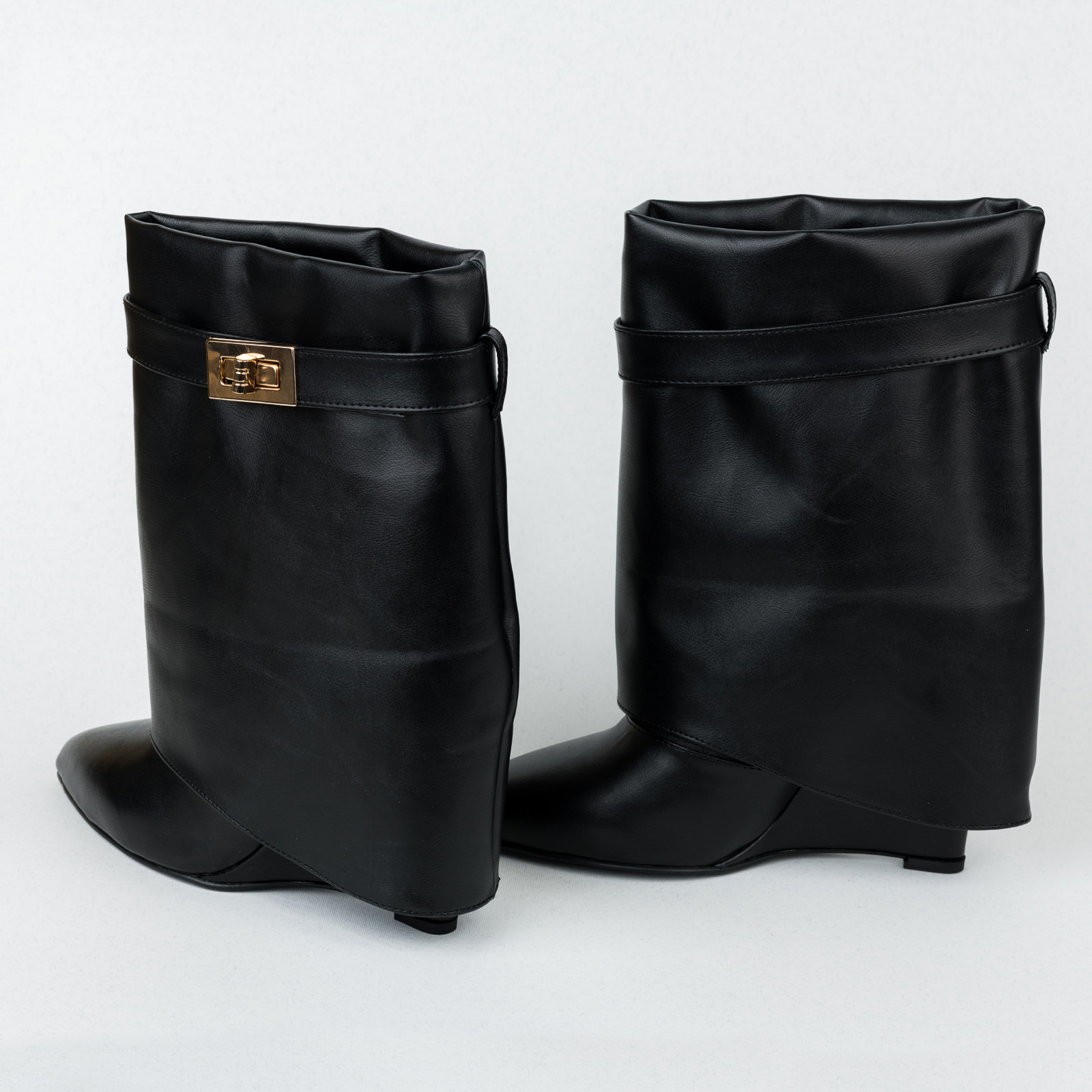 Women ankle boots B536 - BLACK
