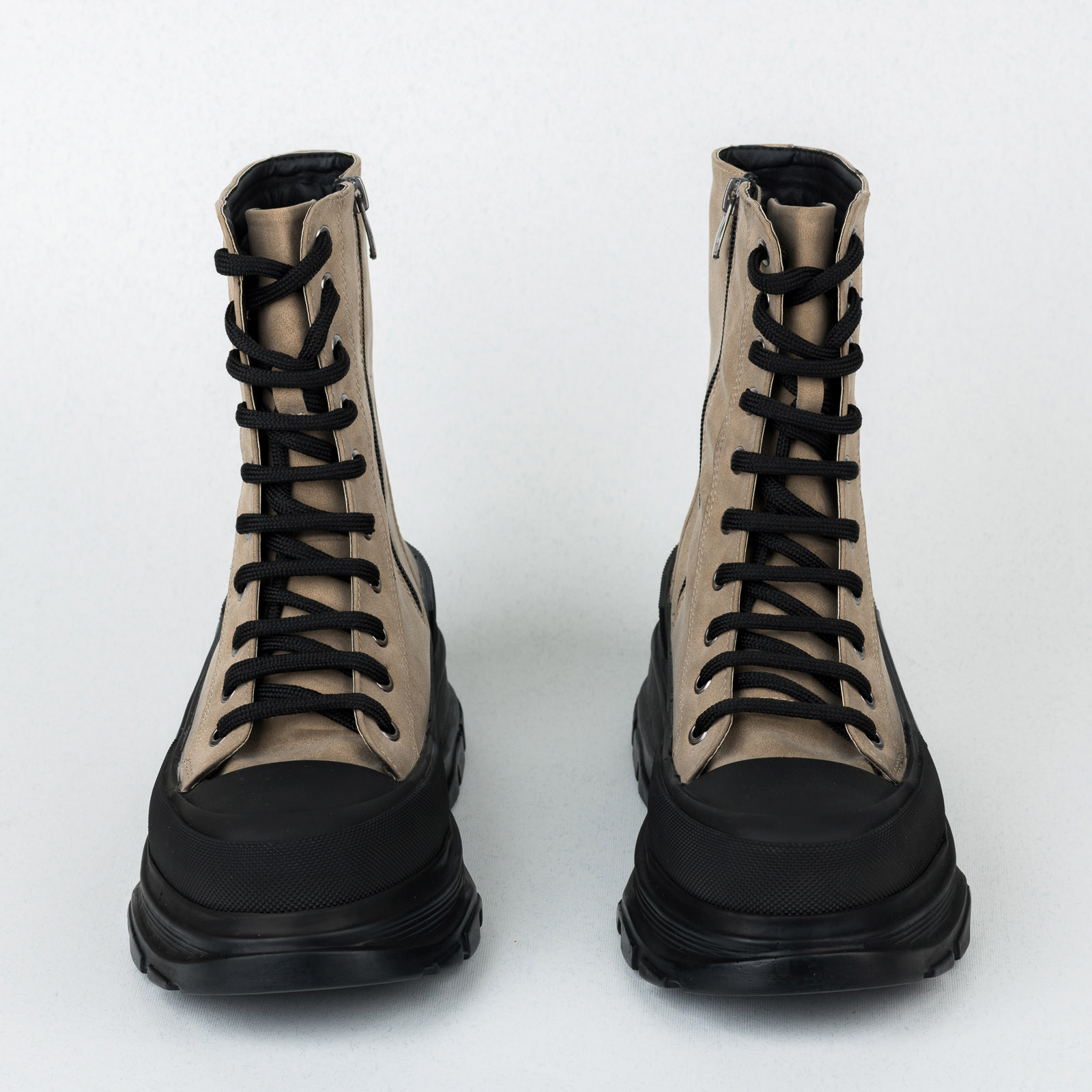 Women ankle boots B539 - BEIGE