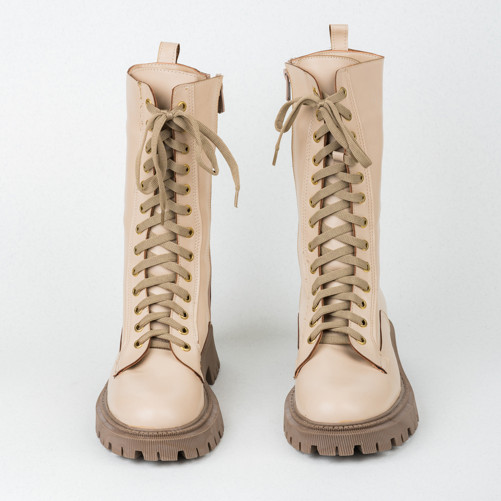 Women boots B549 - LIGHT BEIGE
