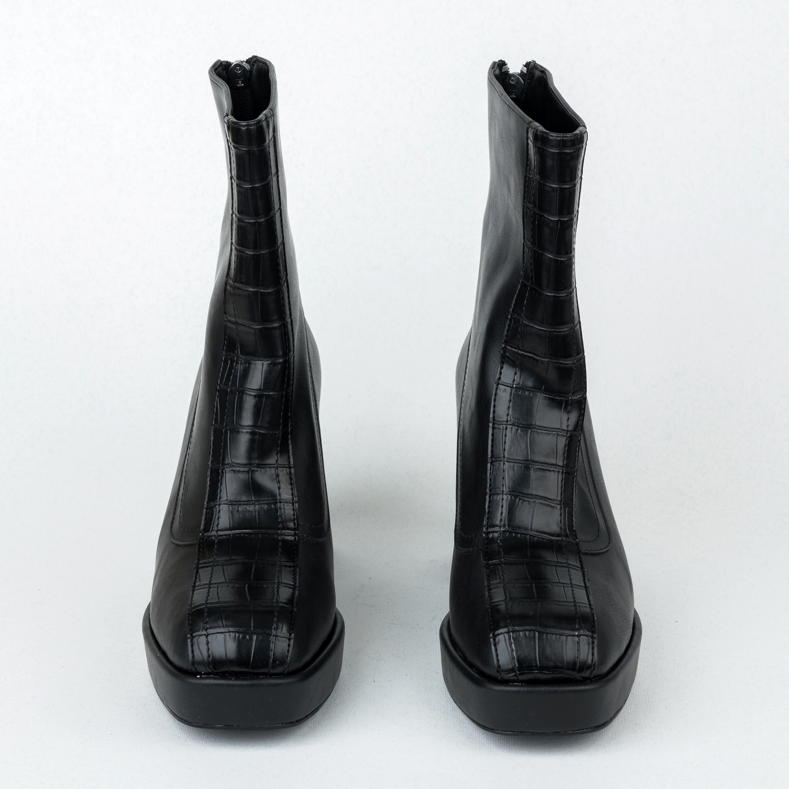 Women ankle boots B552 - BLACK