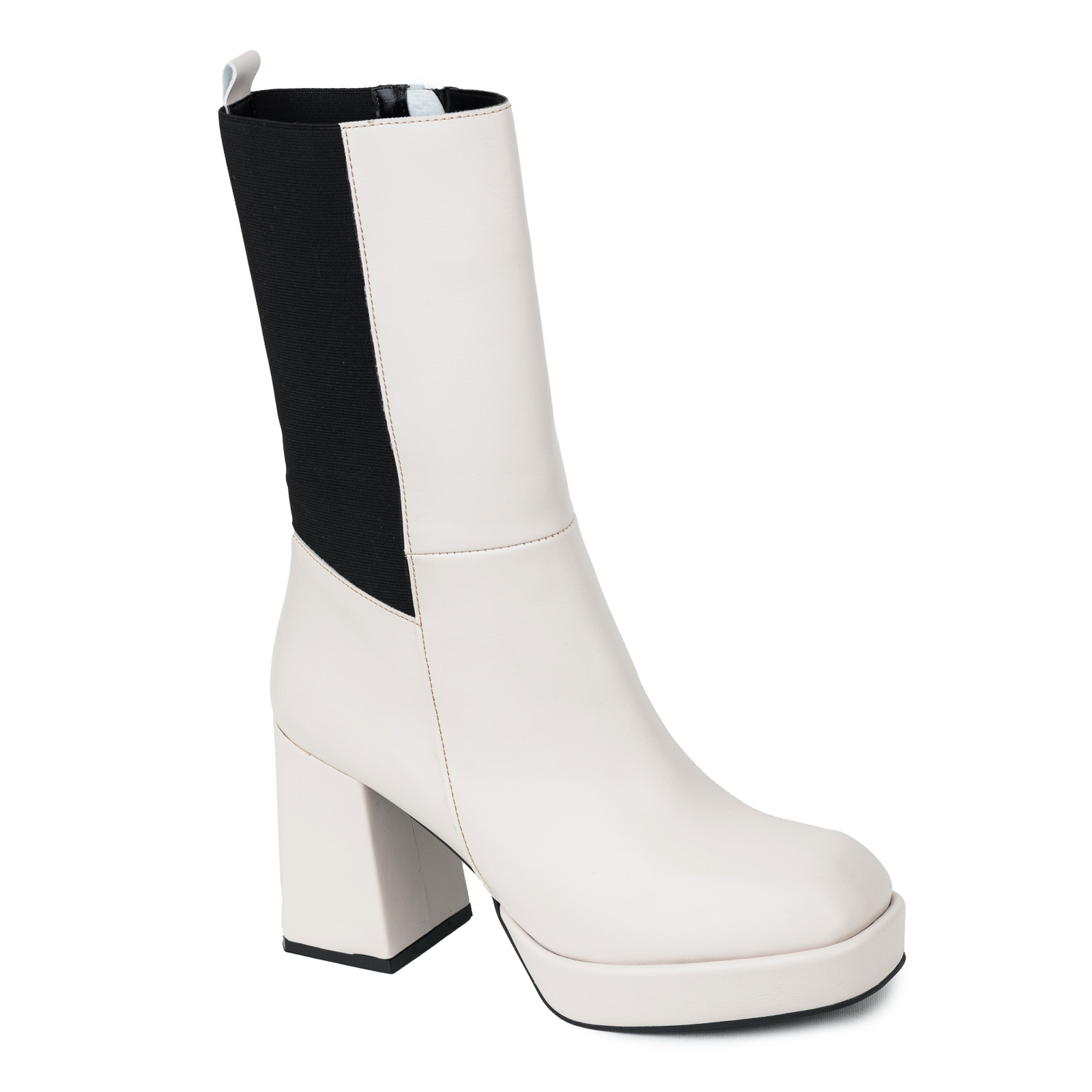 Women ankle boots B553 - BEIGE