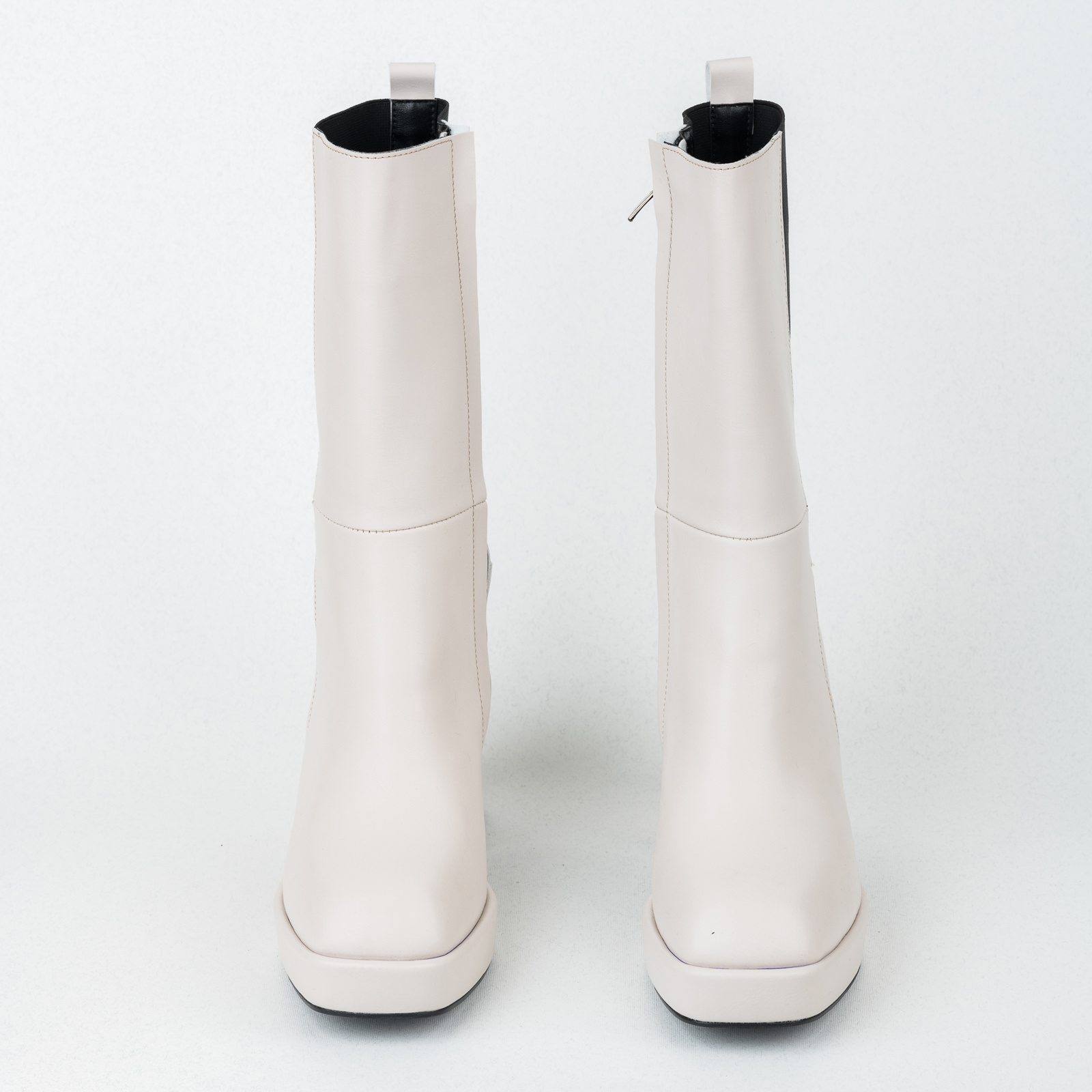 Women ankle boots B553 - BEIGE
