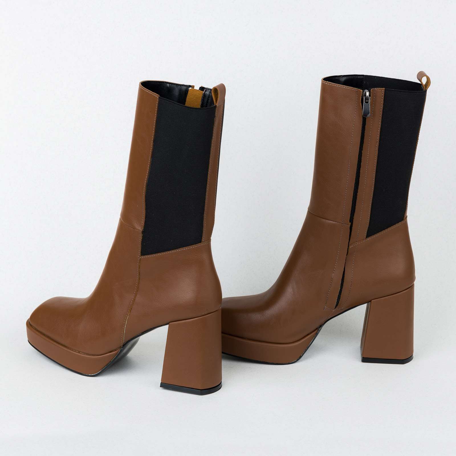 Women ankle boots B553 - CAMEL